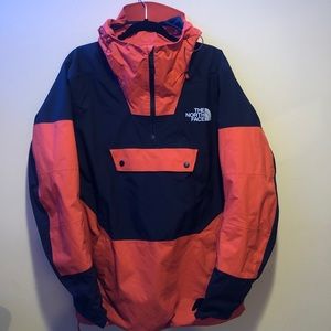 The North Face Silvani Anorak Jacket in orange